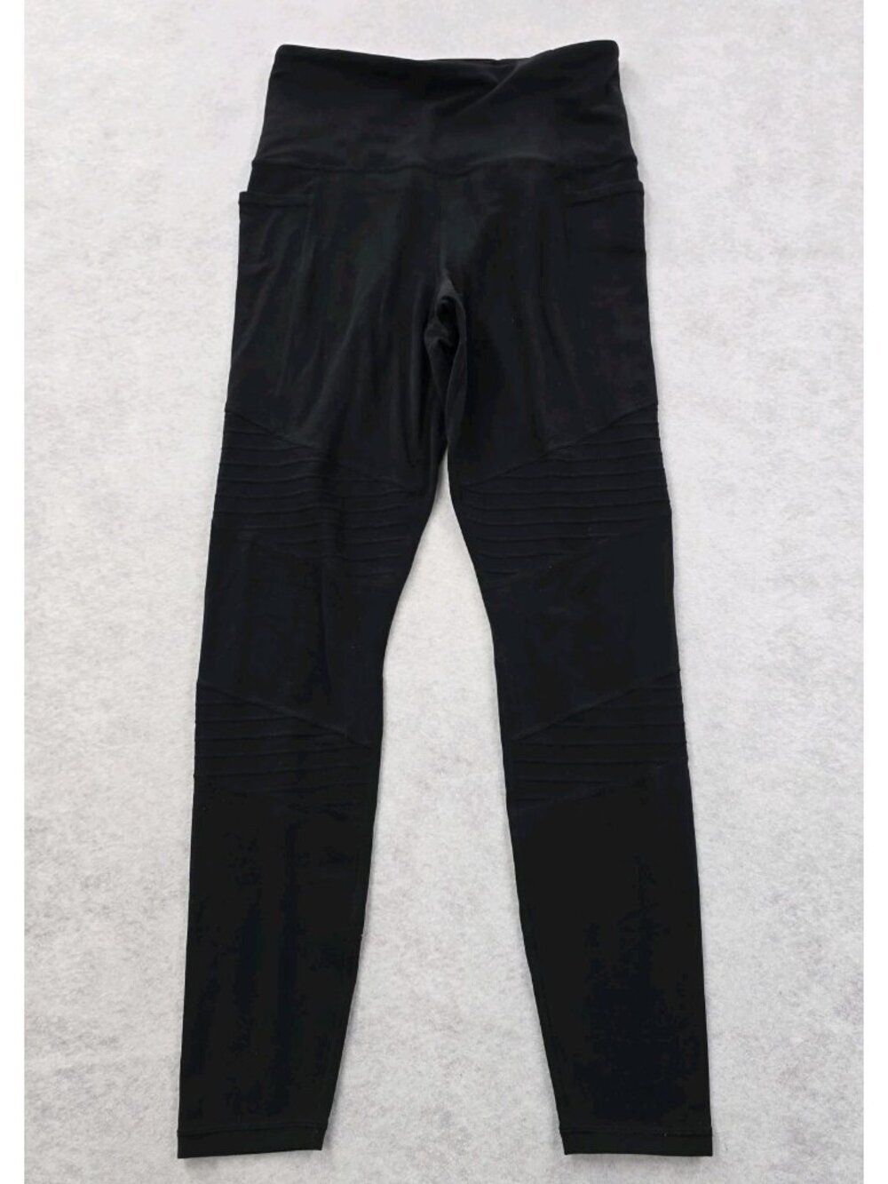 Athleta Inclination Moto Tight Leggings Pants Size Small Black Stretch Athletic